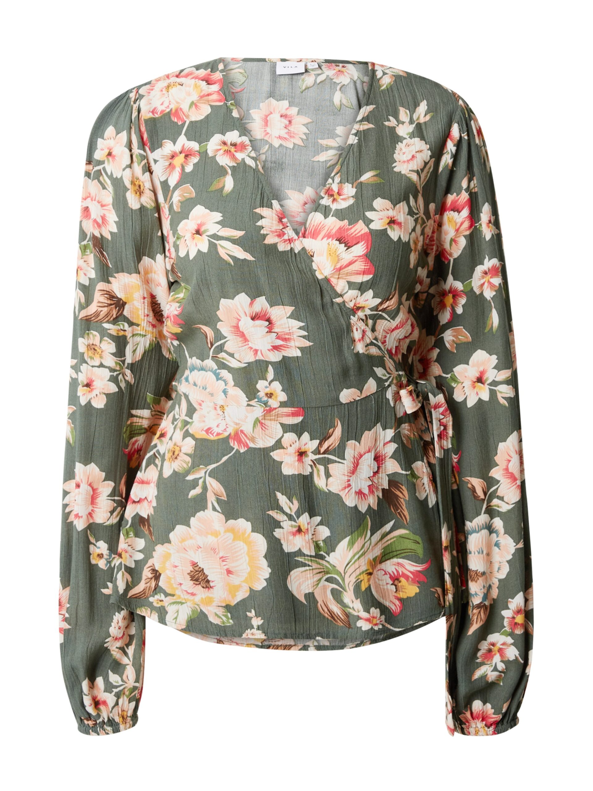 Blusa 'MESA' VILA en Oliva 11879774 Oferta caliente