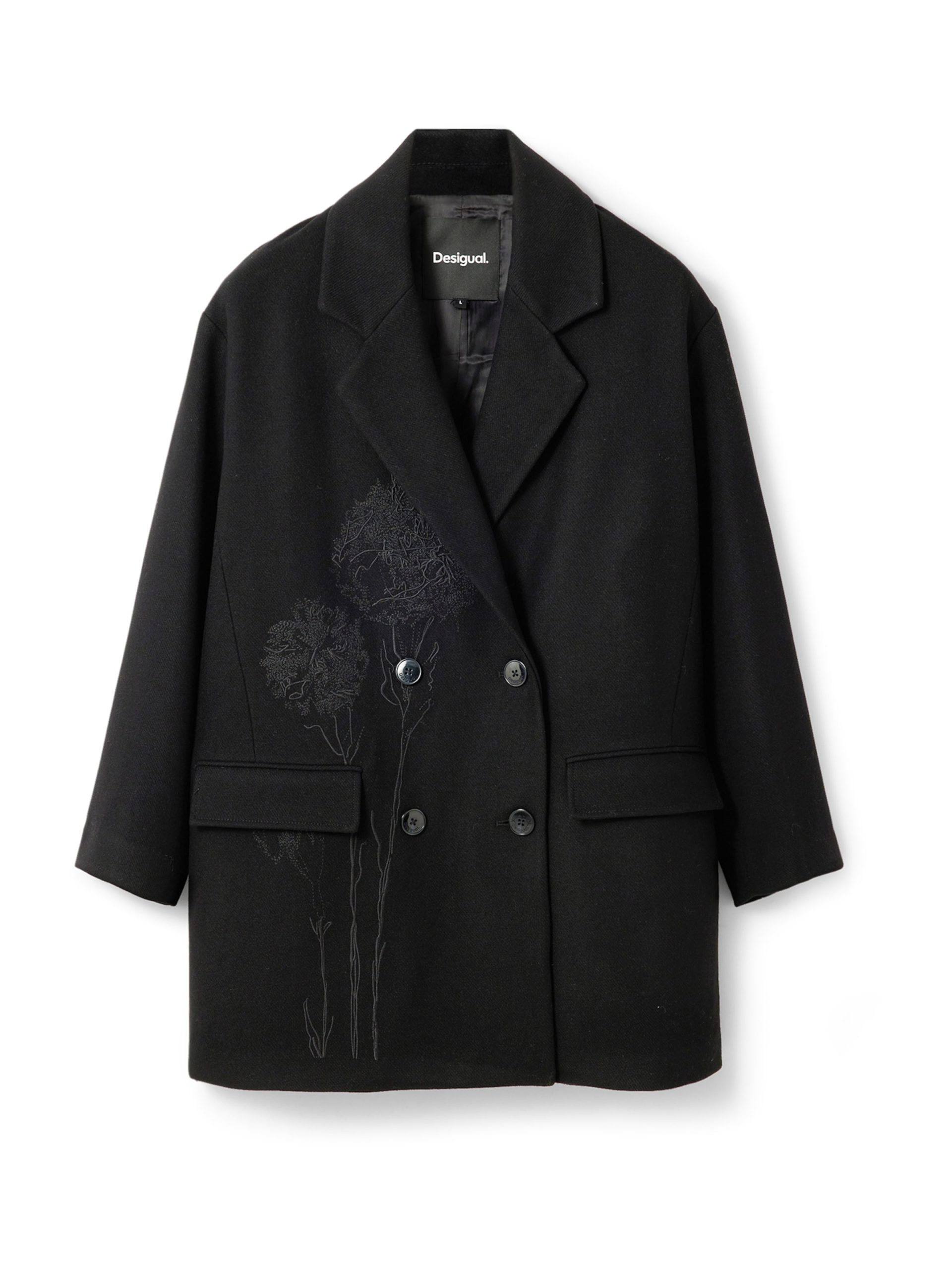 Abrigo de entretiempo Desigual en Negro 11920800