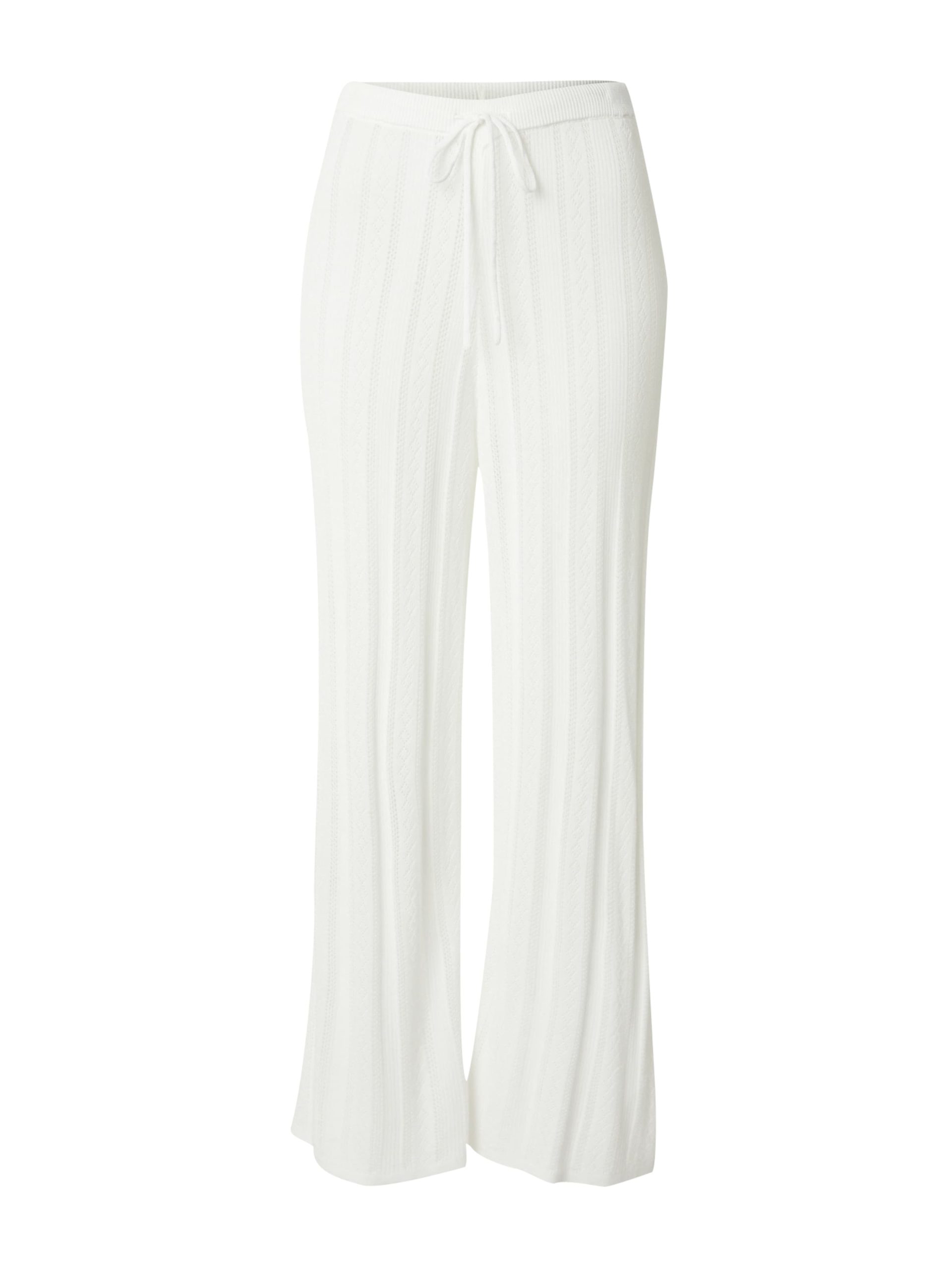 Pierna ancha Pantalón 'Ruby' ABOUT YOU x Marie von Behrens en Blanco 11880148